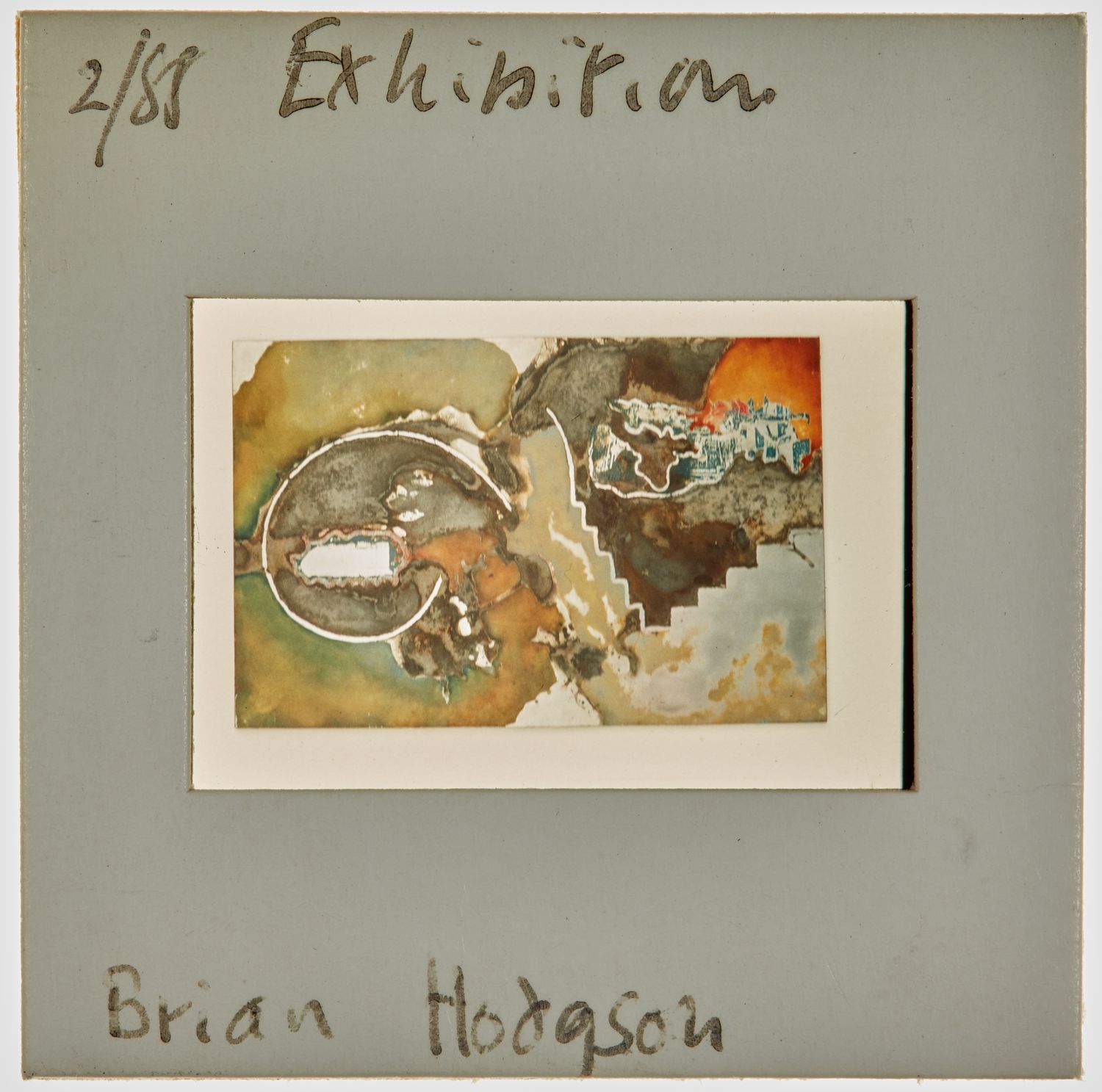 1988 BA Painting Exhibition Slide - 'Brian Hodgson'