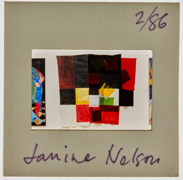 1986 South London Gallery Exhibition Slide - 'Janice Nelson'