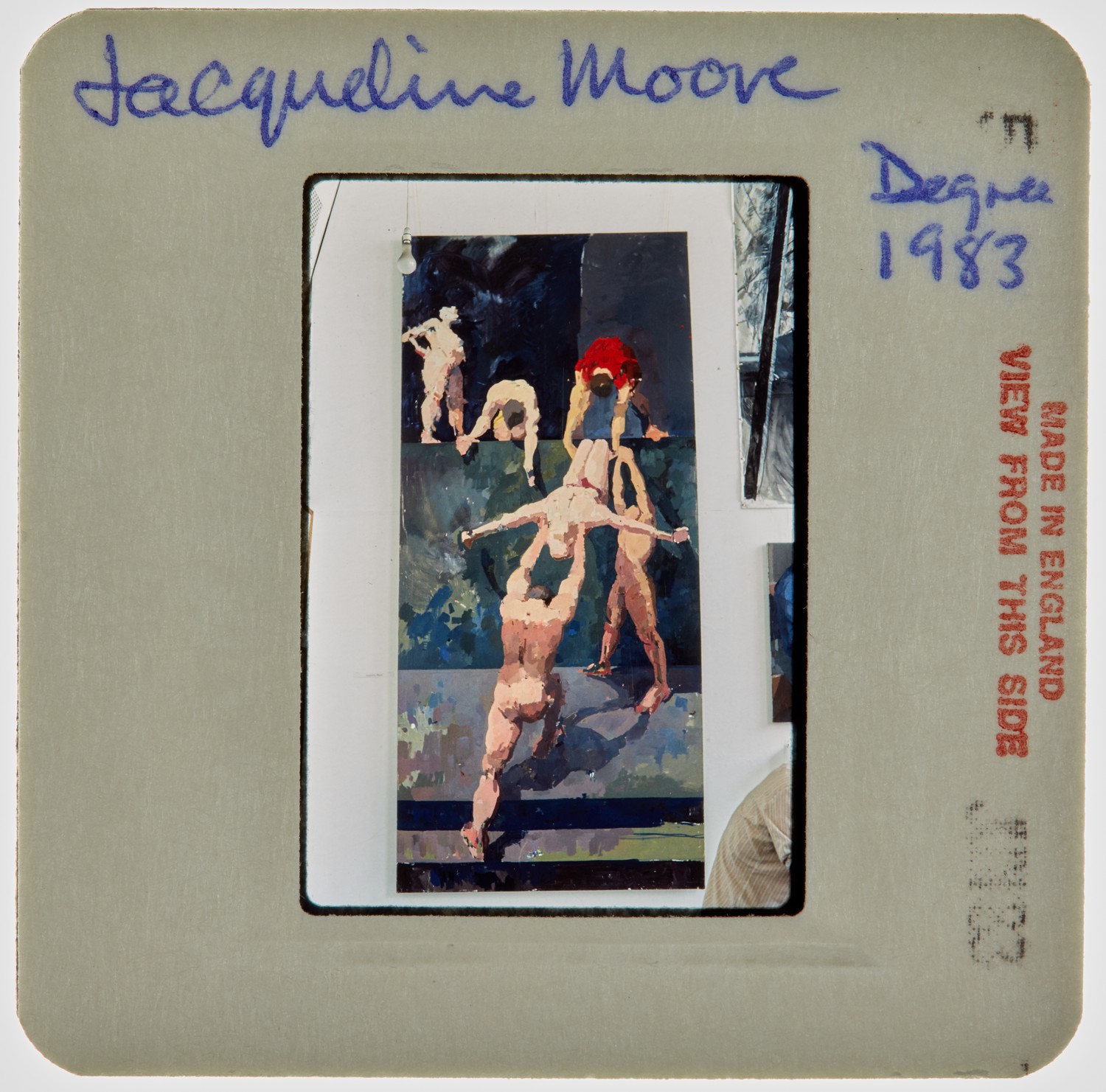1983 BA Degree Show Slide - 'Jacqueline Moore'