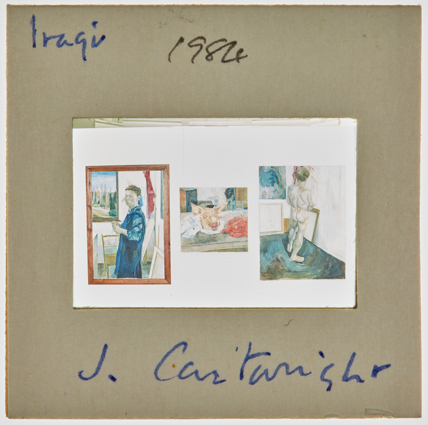 1984 Iraqi Exhibition Slide - 'J Cartwright'