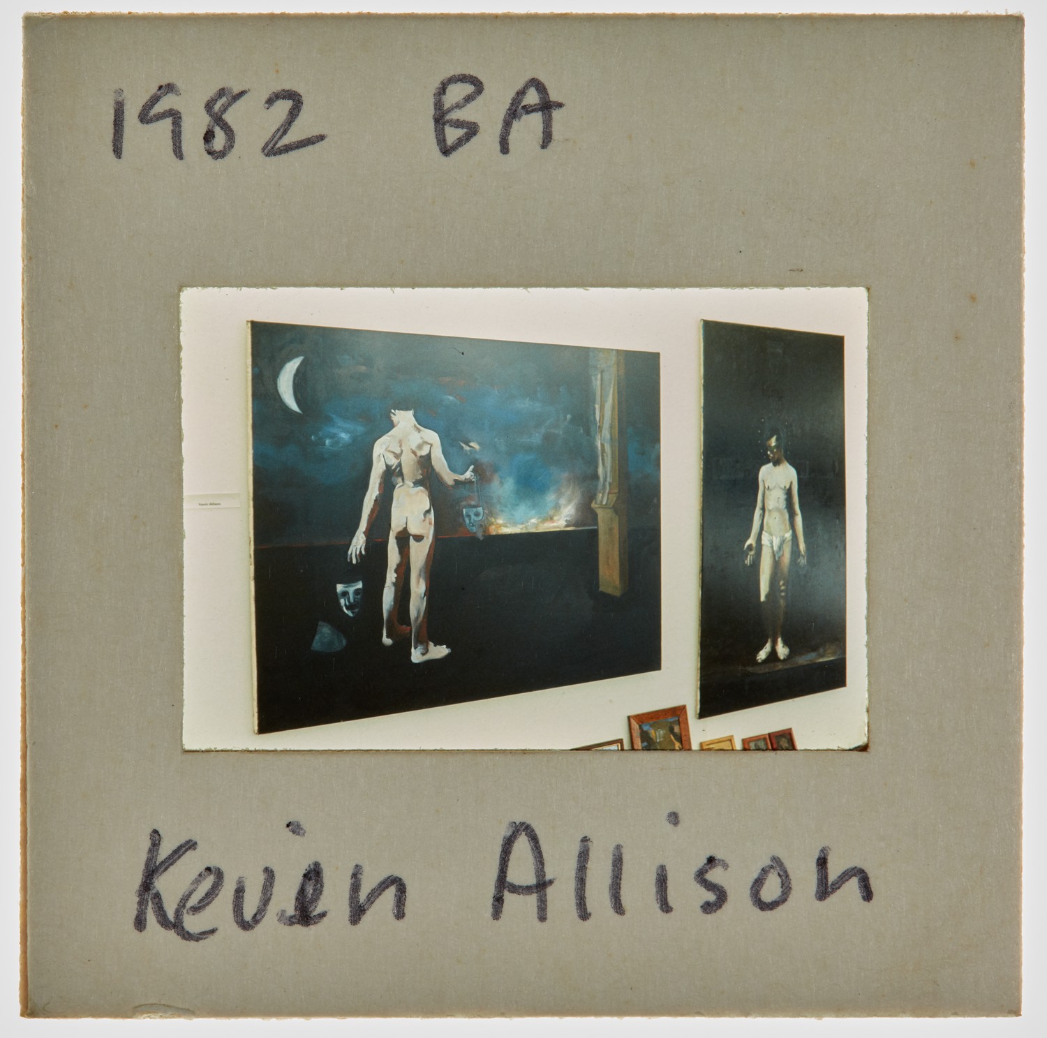 1982 BA Degree Show Slide - 'Kevin Allison'