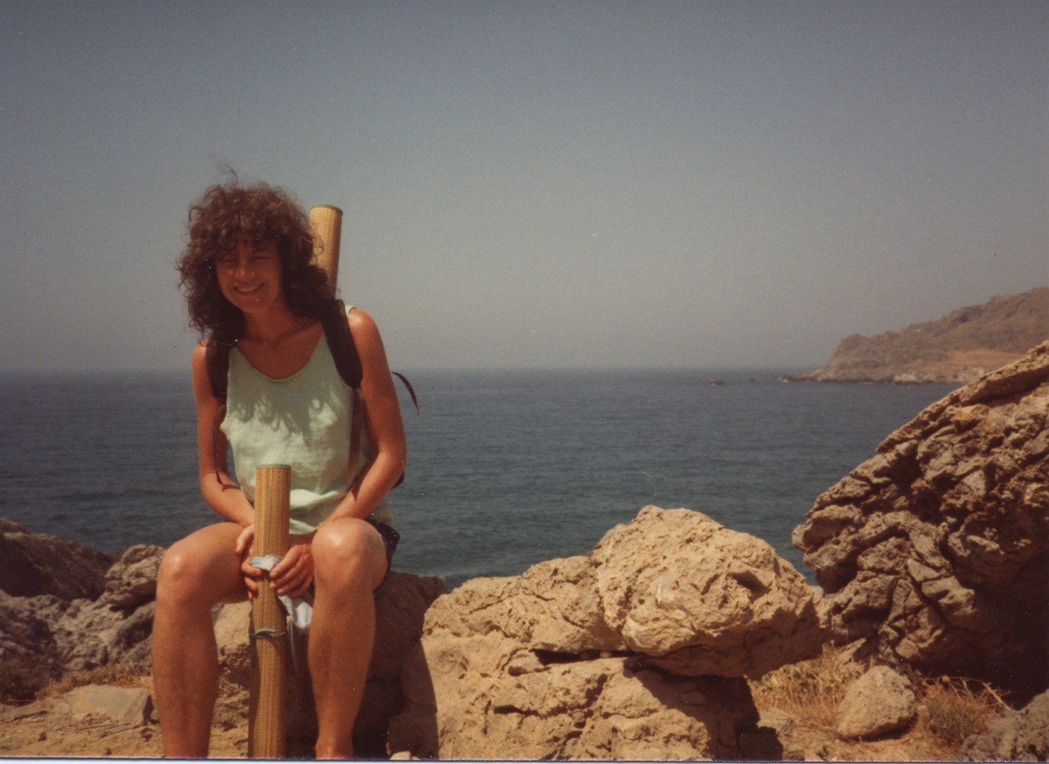 Lindsay Cooper by the sea