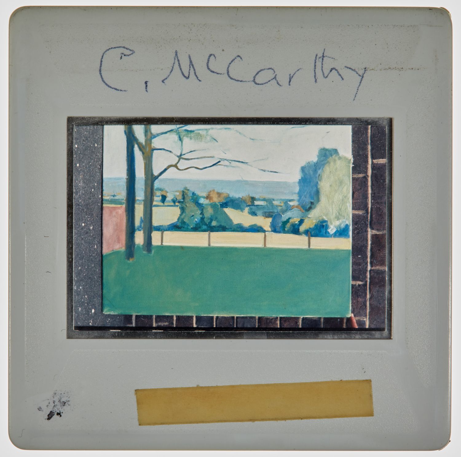 1972 Diploma in Painting Degree Show Slide - 'C McCarthy'