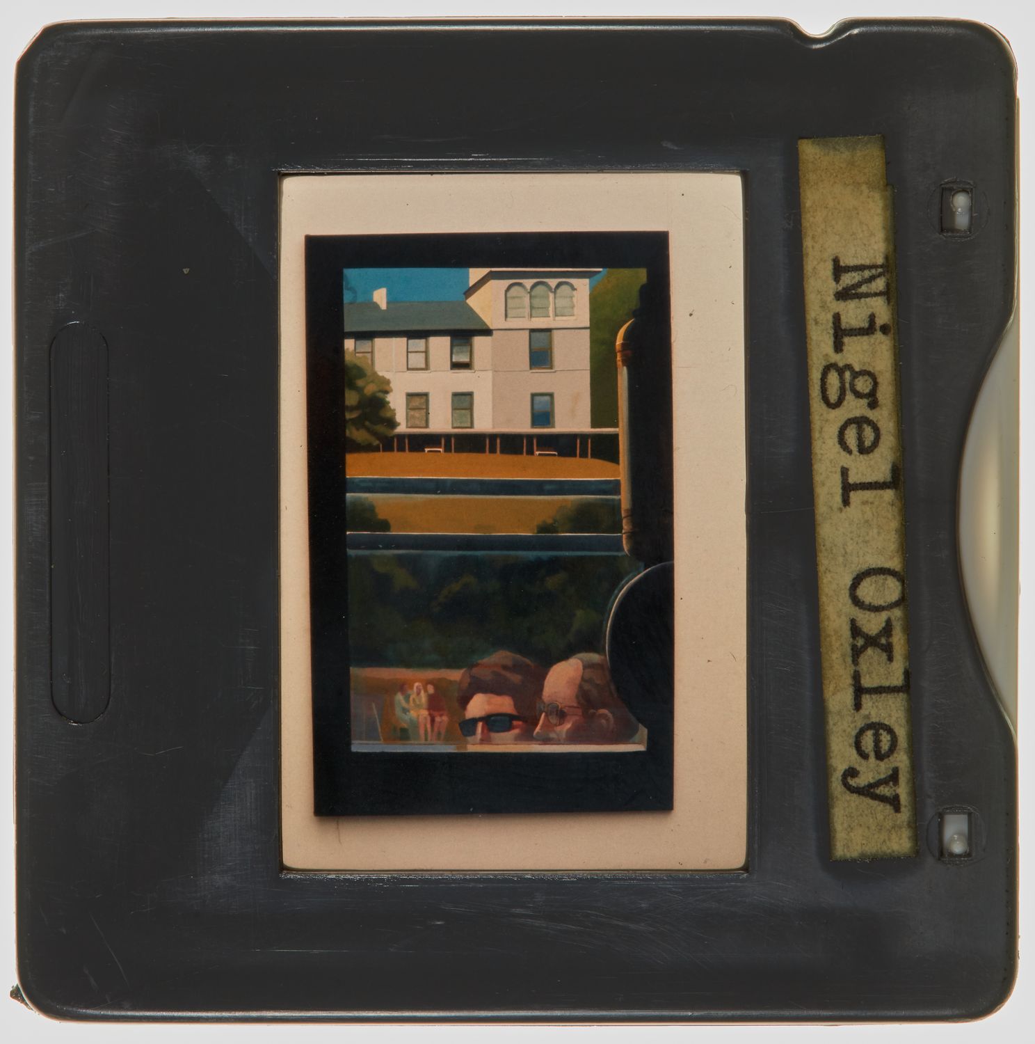 1971 Diploma in Painting Degree Show Slide - 'Nigel Oxley'