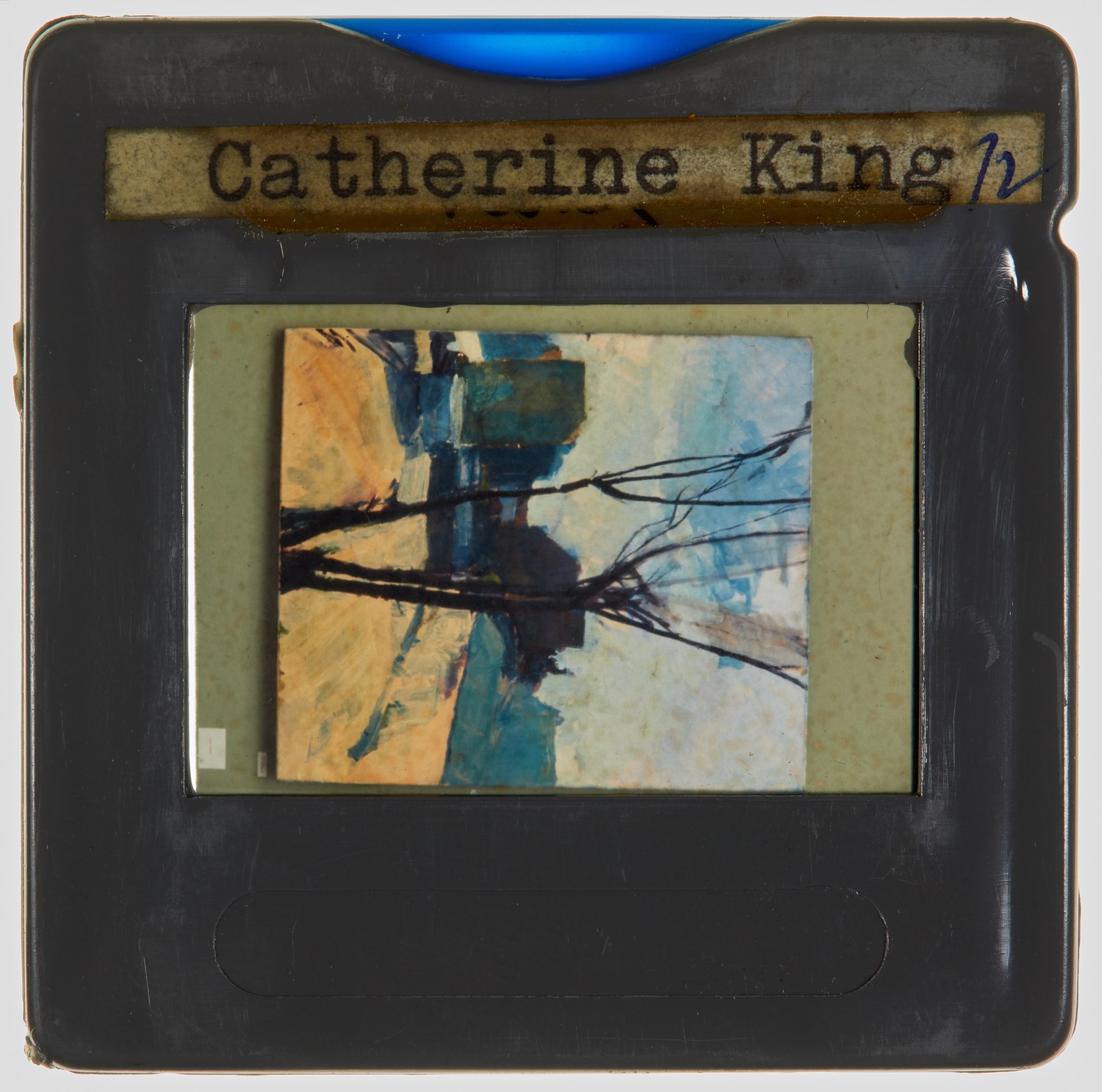 1972 Diploma in Painting Degree Show Slide - 'Catherine King'