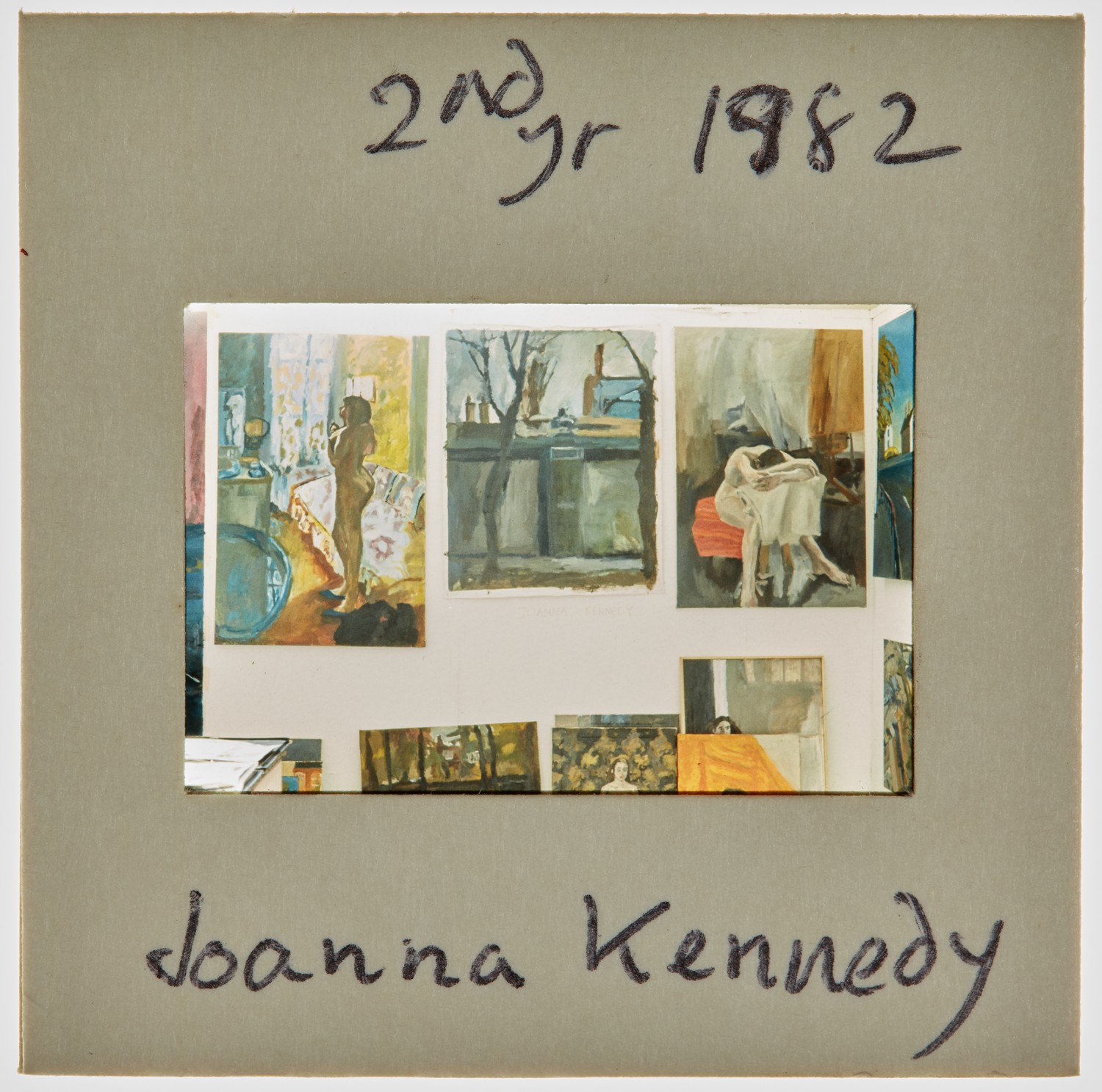 1982 2nd Year Summer Exhibition Slide - 'Joanna Kennedy'