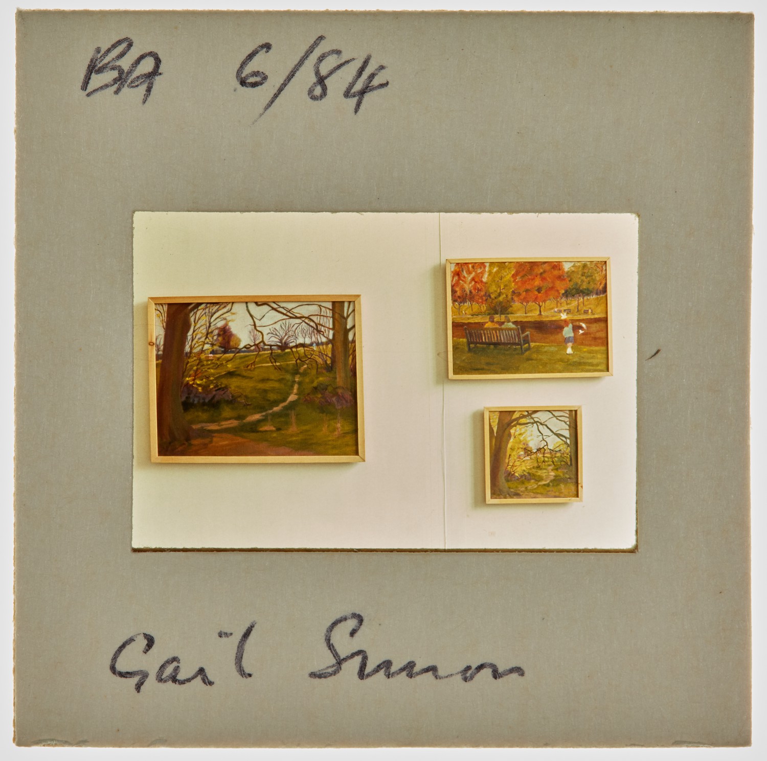 1984 BA Degree Show Slide - 'Gail Simon'