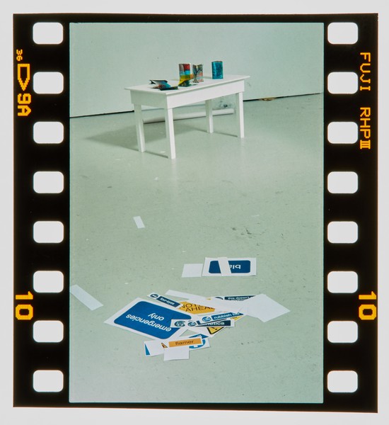 2001 MA Book Arts Degree Show Slide - Creator unknown
