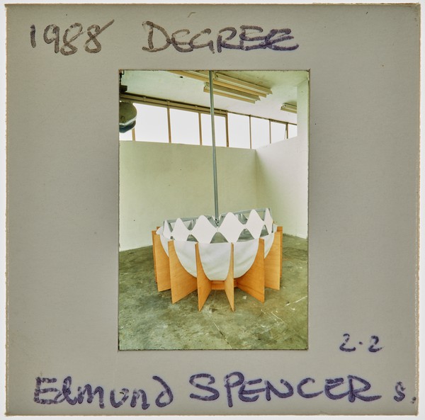 1988 BA Sculpture Degree Show Slide - 'Edmund Spencer'