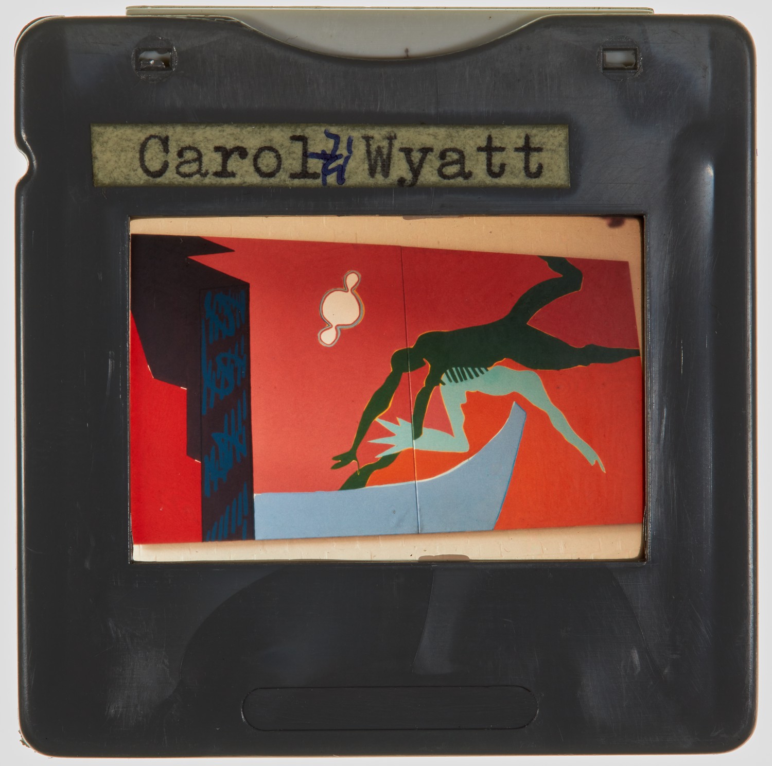 1971 Diploma in Painting Degree Show Slide - 'Carol Wyatt'