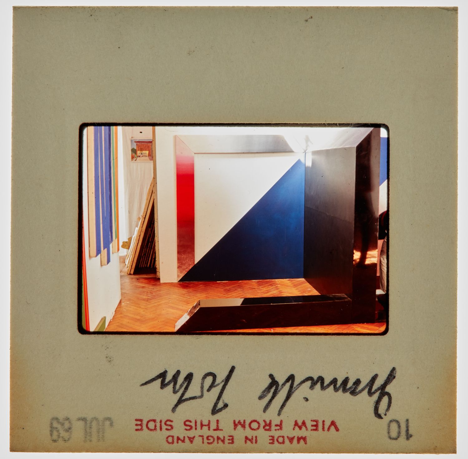 1970 Diploma in Painting Degree Show Slide - 'Gramills John'