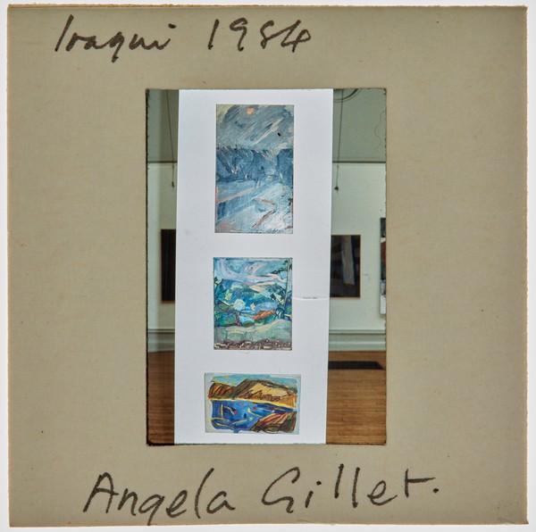 1984 Iraqi Exhibition Slide - 'Angela Gillet'