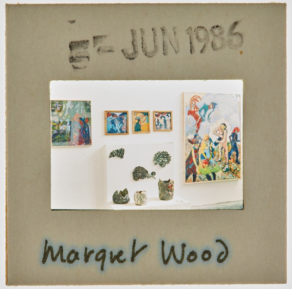 1986 BA Degree Show Slide - 'Margret Wood'