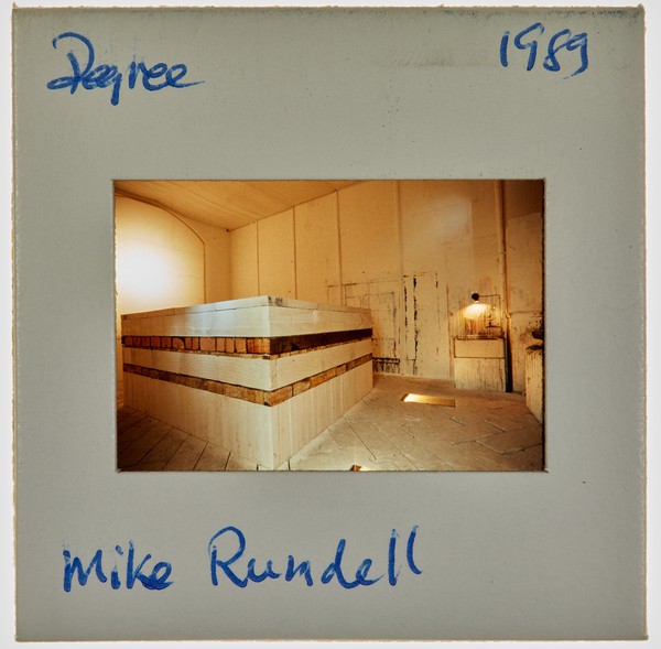 1989 BA Degree Show Slide - 'Mike Rundell'