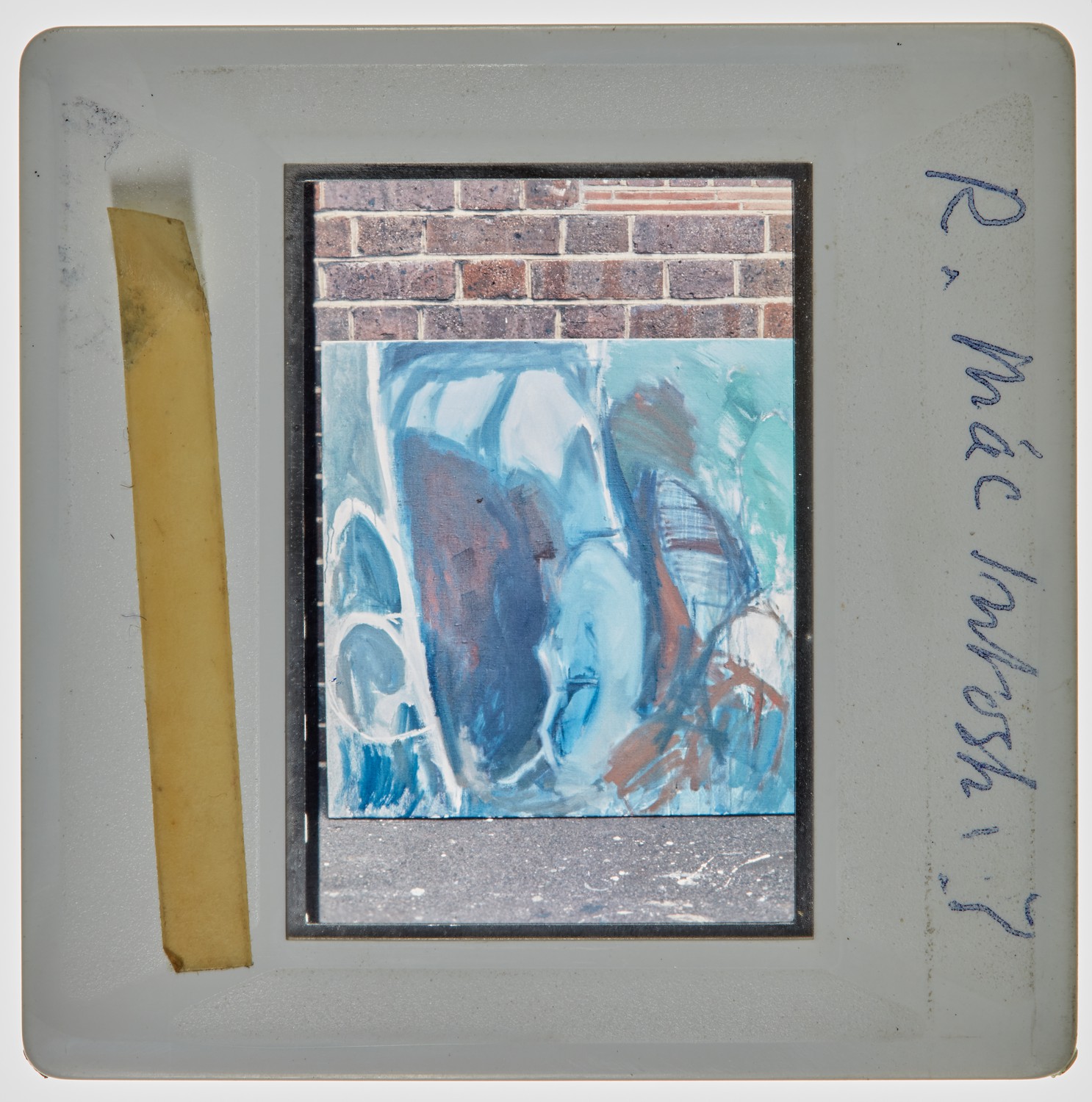 1972 Diploma in Painting Degree Show Slide - 'R MacIntosh'