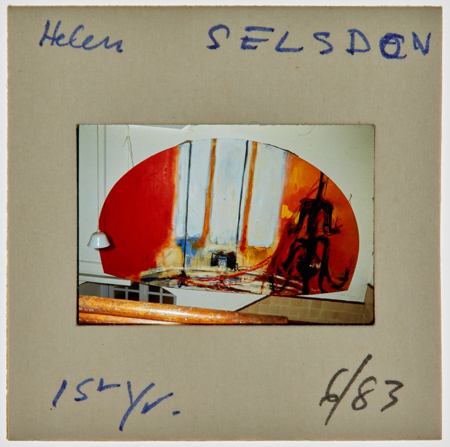 1983 1st Year Degree Show Slide - 'Helen Selsdon'
