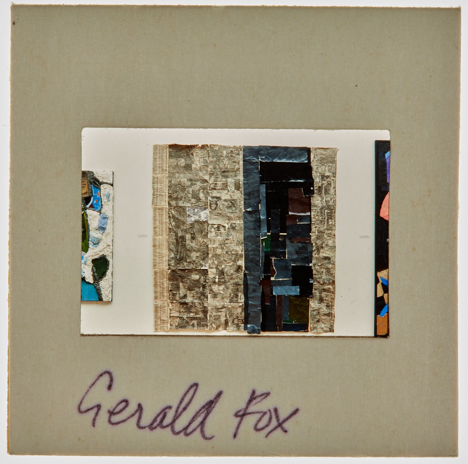 1986 South London Gallery Exhibition Slide - 'Gerald Fox'