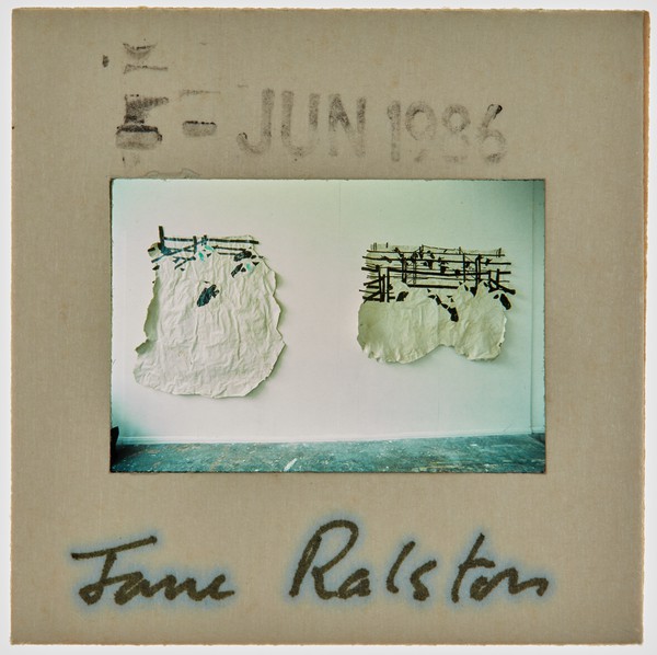 1986 BA Degree Show Slide - 'Jane Ralston'