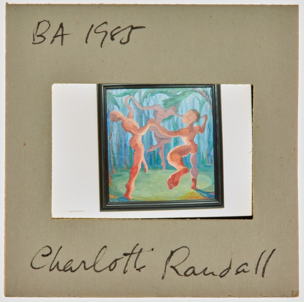 1985 BA Degree Show Slide - 'Charlotte Randall'