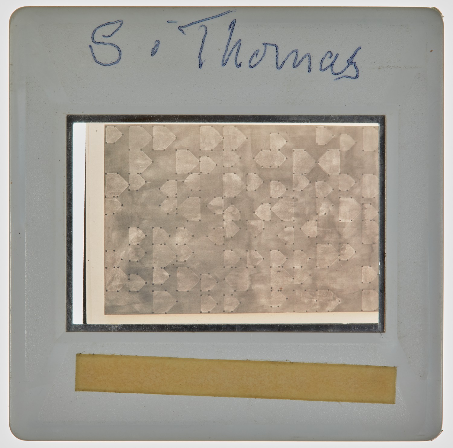 1972 Diploma in Painting Degree Show Slide - 'S Thomas'