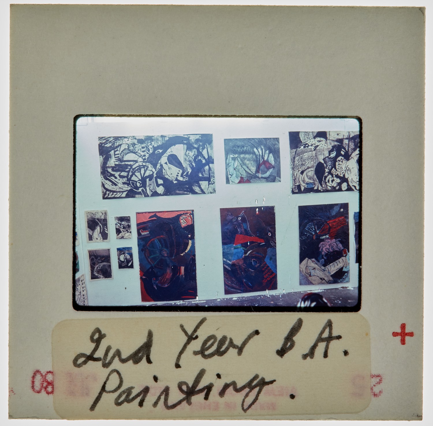 1980 2nd Year Degree Show Slide - 'Stark'