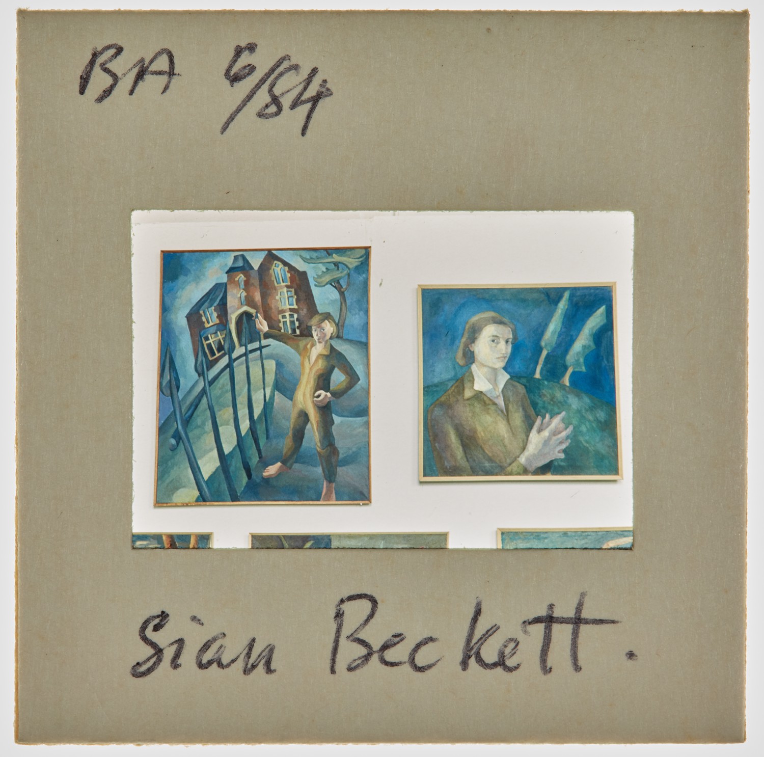 1984 BA Degree Show Slide - 'Sian Beckett'