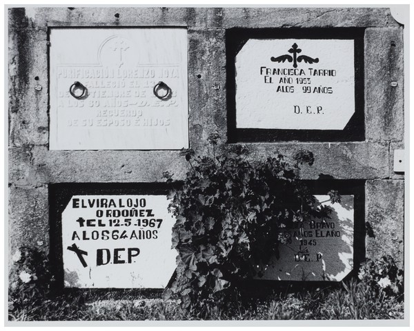 Tombstone lettering