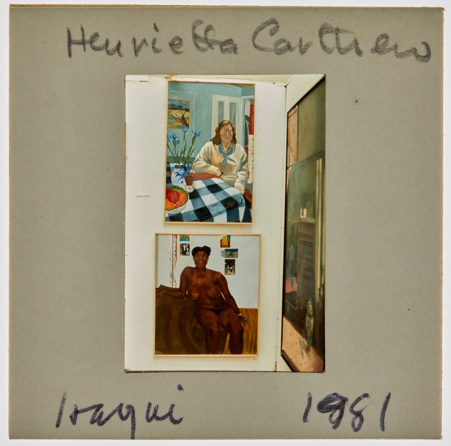 1981 Iraqi Exhibition Slide - 'Henrietta Carthew'
