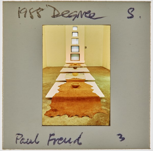 1988 BA Sculpture Degree Show Slide - 'Paul Freud'