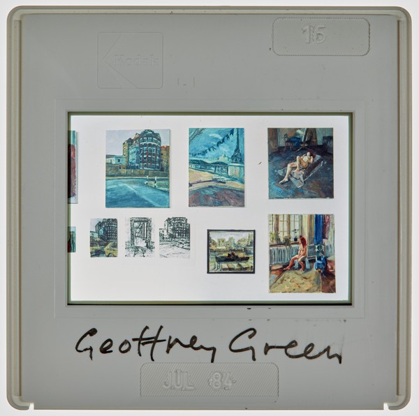 1984 2nd Year Degree Show Slide - 'Geoffrey Green'