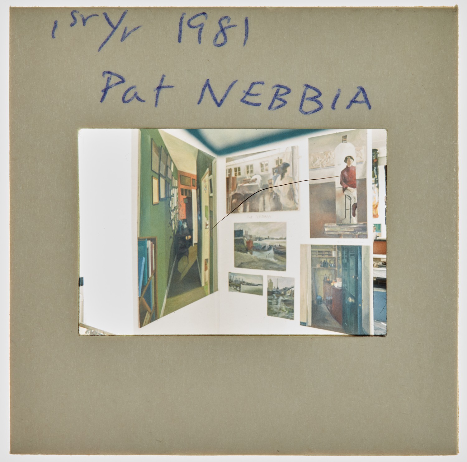 1981 1st Year Degree Show Slide - 'Pat Nebbia'