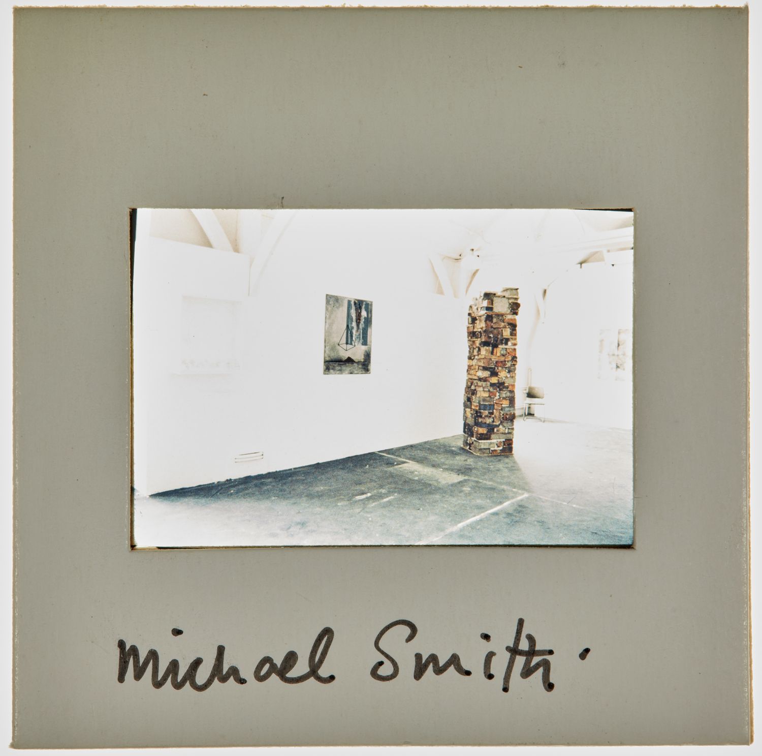 1987 2nd Year Degree Show Slide - 'Michael Smith'