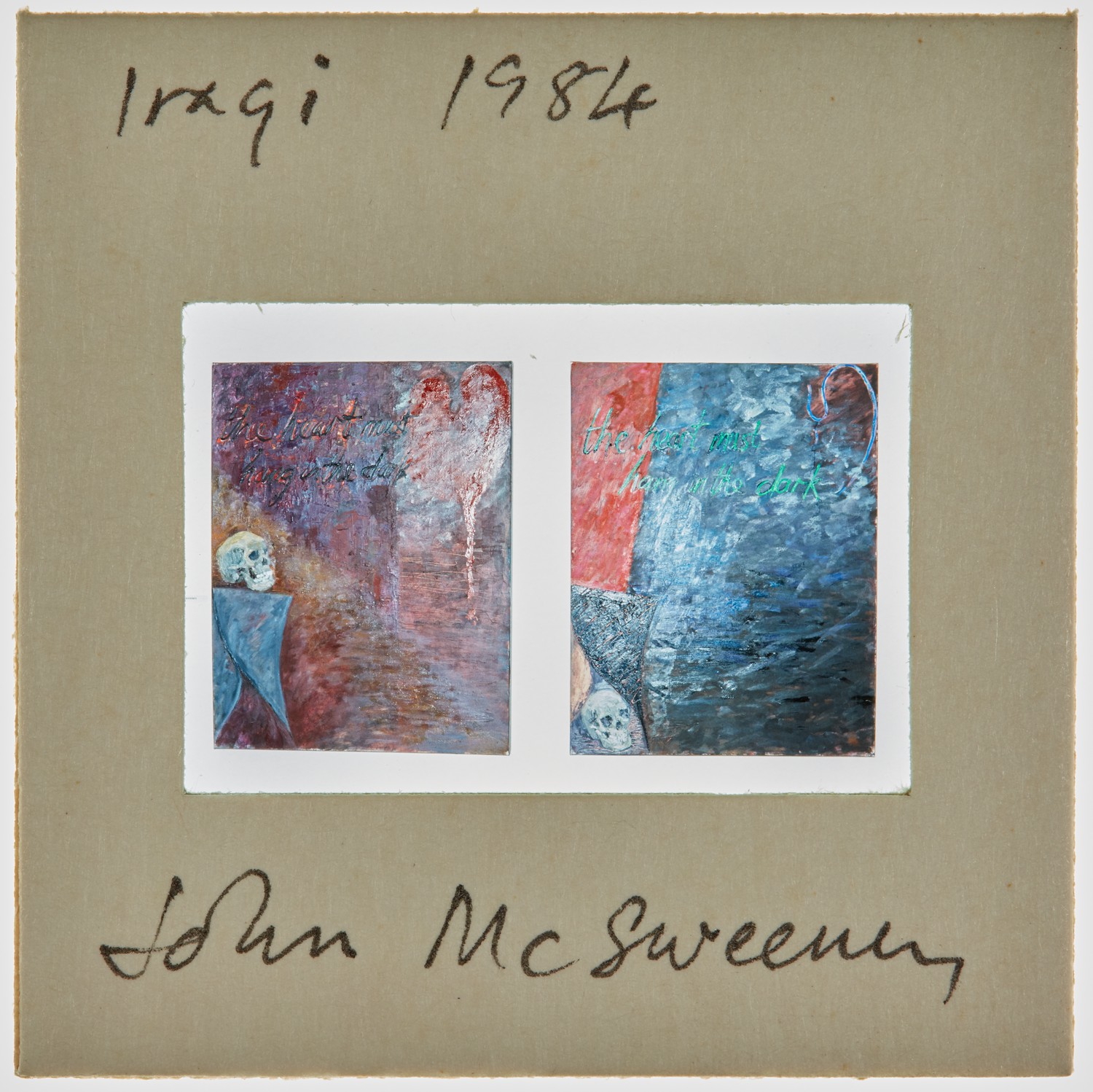 1984 Iraqi Exhibition Slide - 'John McSweeney'