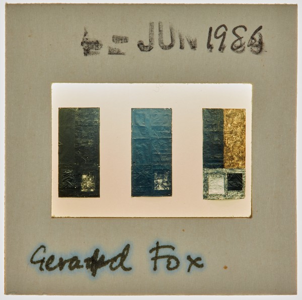 1986 BA Degree Show Slide - 'Gerard Fox'