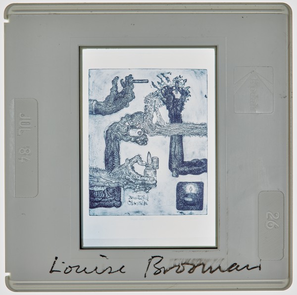 1984 2nd Year Degree Show Slide - 'Louise Brosman'