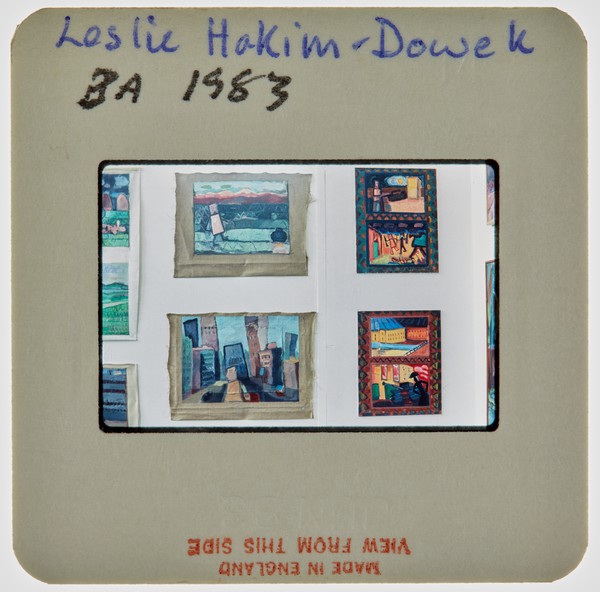 1983 BA Degree Show Slide - 'Leslie Hakim-Dowek'