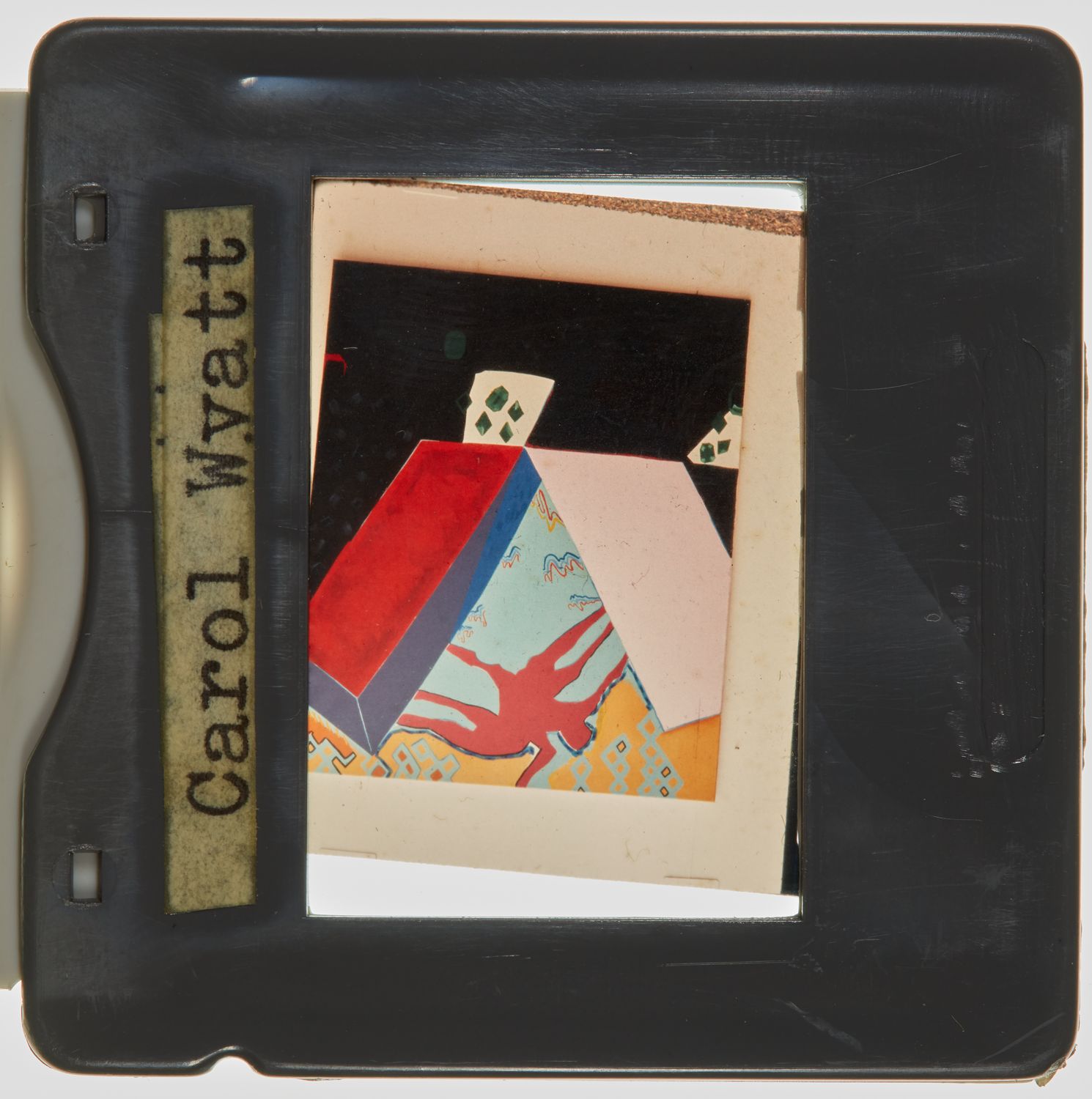 1971 Diploma in Painting Degree Show Slide - 'Carol Wyatt'