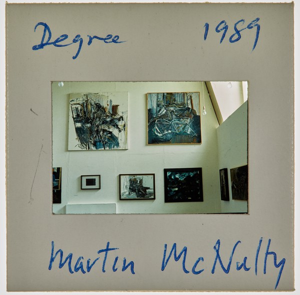 1989 BA Degree Show Slide - 'Martin McNulty'