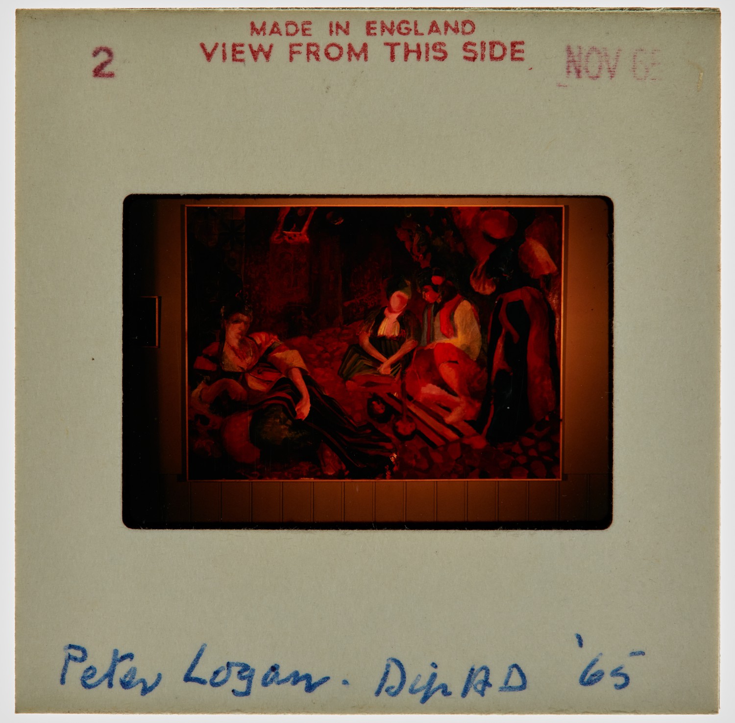 1965 Diploma Degree Show Slide - 'Peter Logan'