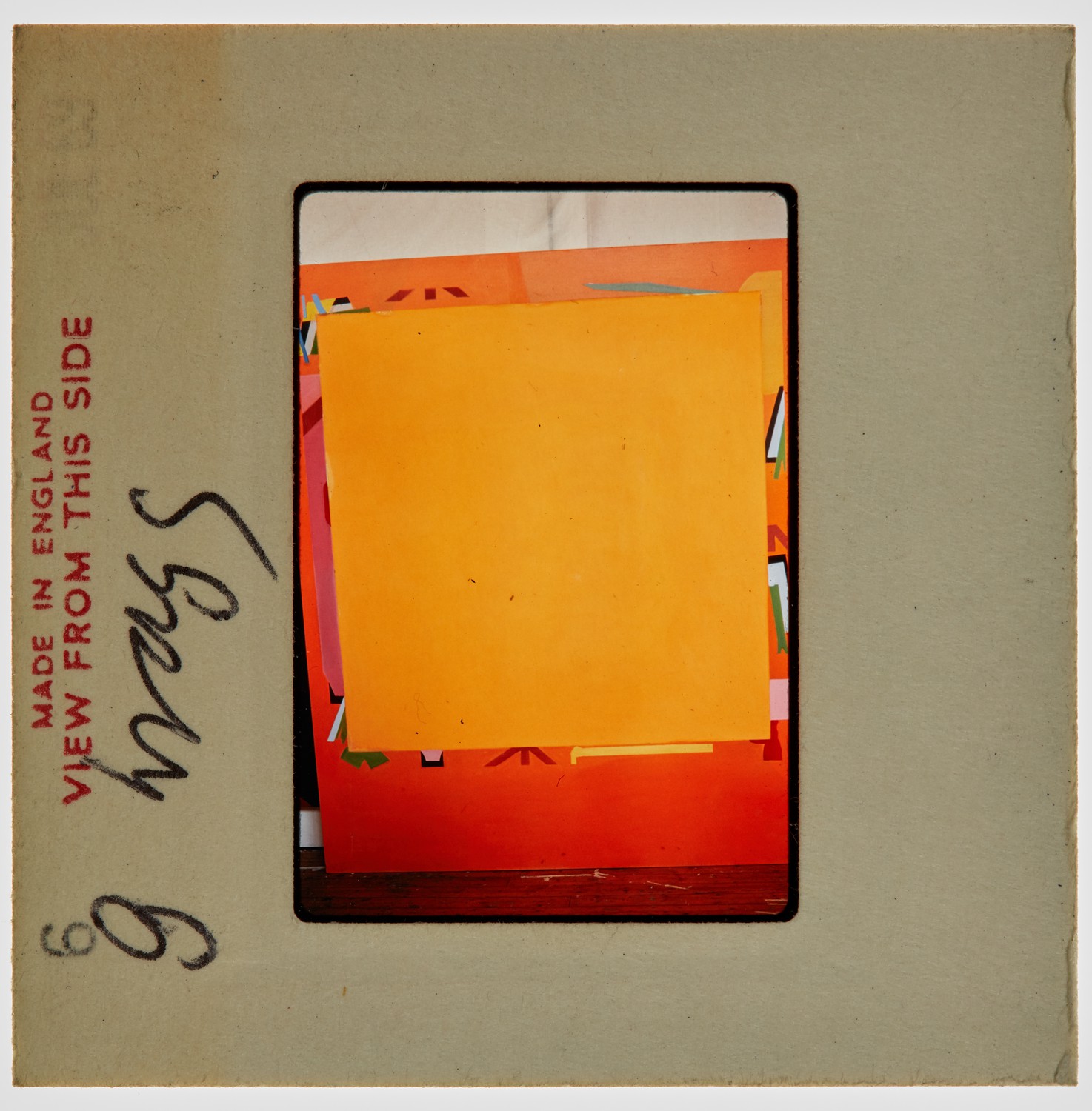 1969 Diploma in Painting Degree Show Slide - 'G Wragg'