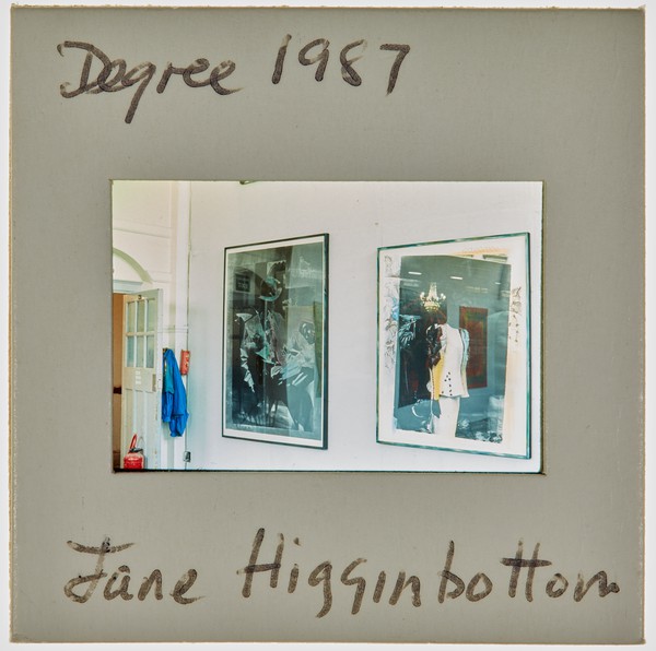 1987 BA Degree Show Slide - 'Jane Higginbottom'