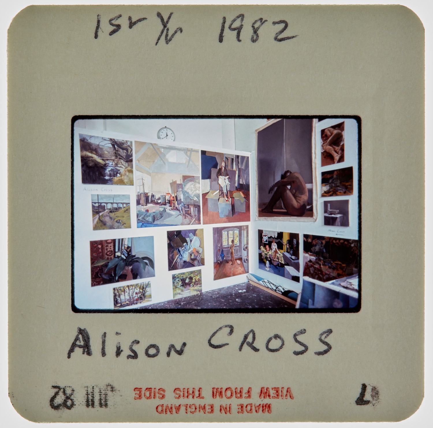 1982 1st Year Summer Exhibition Slide - 'Alison Cross'