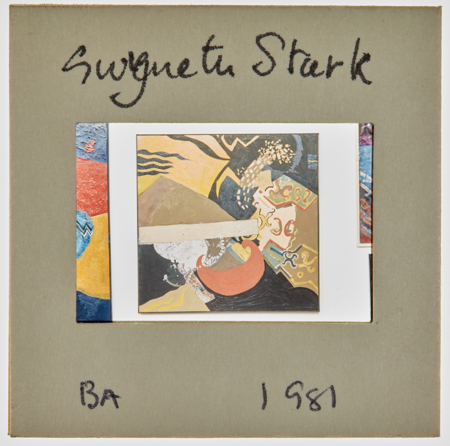 1981 BA Degree Show Slide - 'Gwyneth Stark'