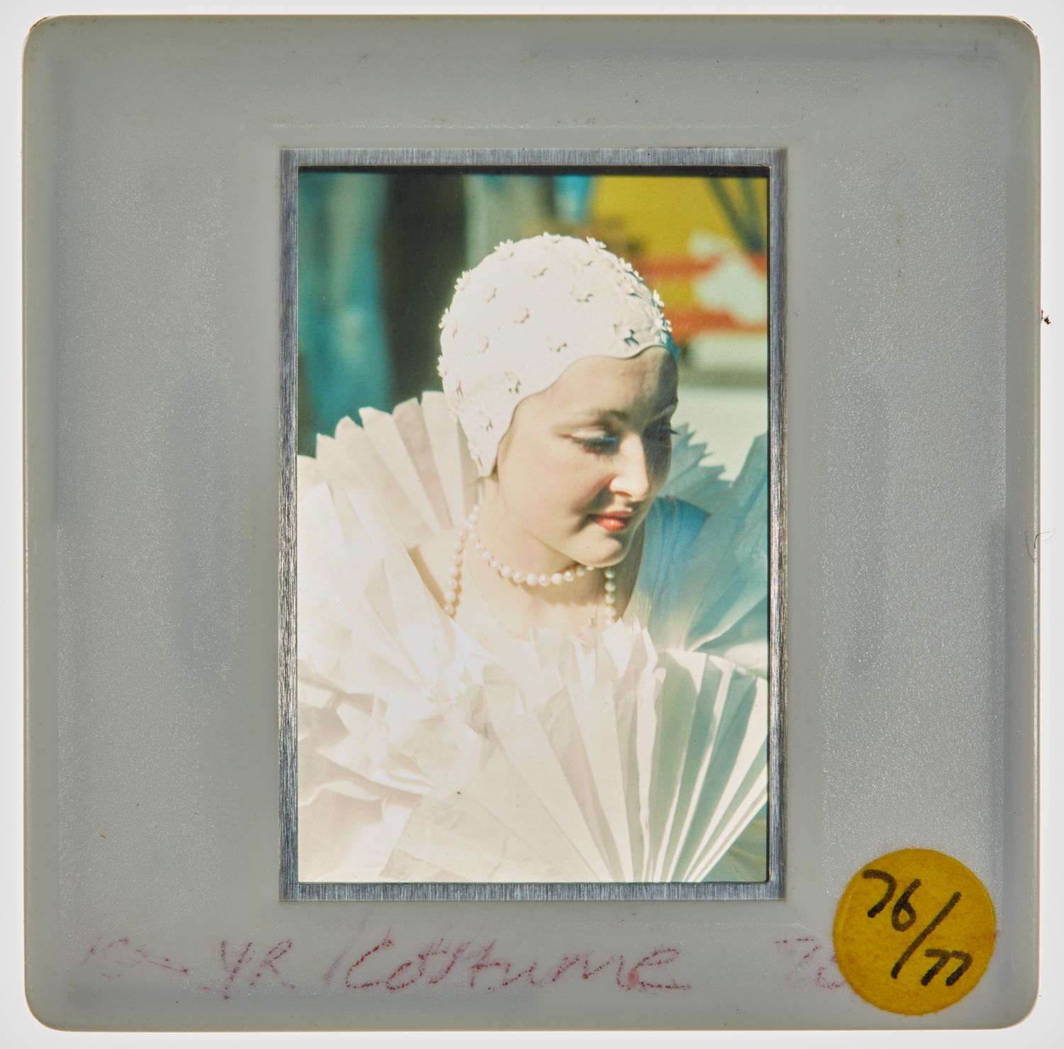 1977 1st Year Costume: Jean Cocteau Marriage on the Eiffel Tower Major Task Slide - Creator unknown