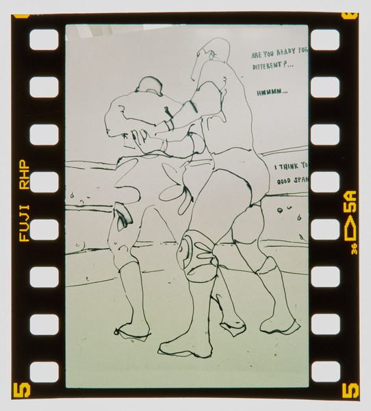 2000 BA(Hons) Graphic Design Degree Show Slide - Creator unknown