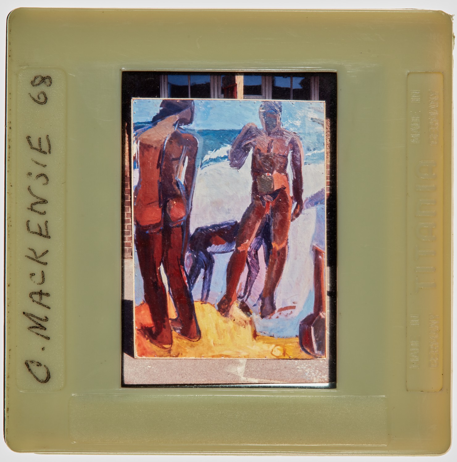 1968 Diploma in Painting Degree Show Slide - 'C MacKensie'