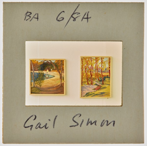 1984 BA Degree Show Slide - 'Gail Simon'