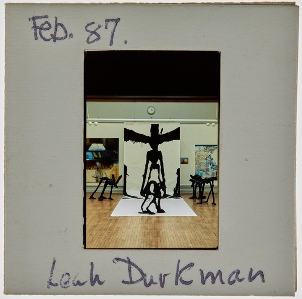 1987 South London Gallery Exhibition Slide - 'Leah Durkman'