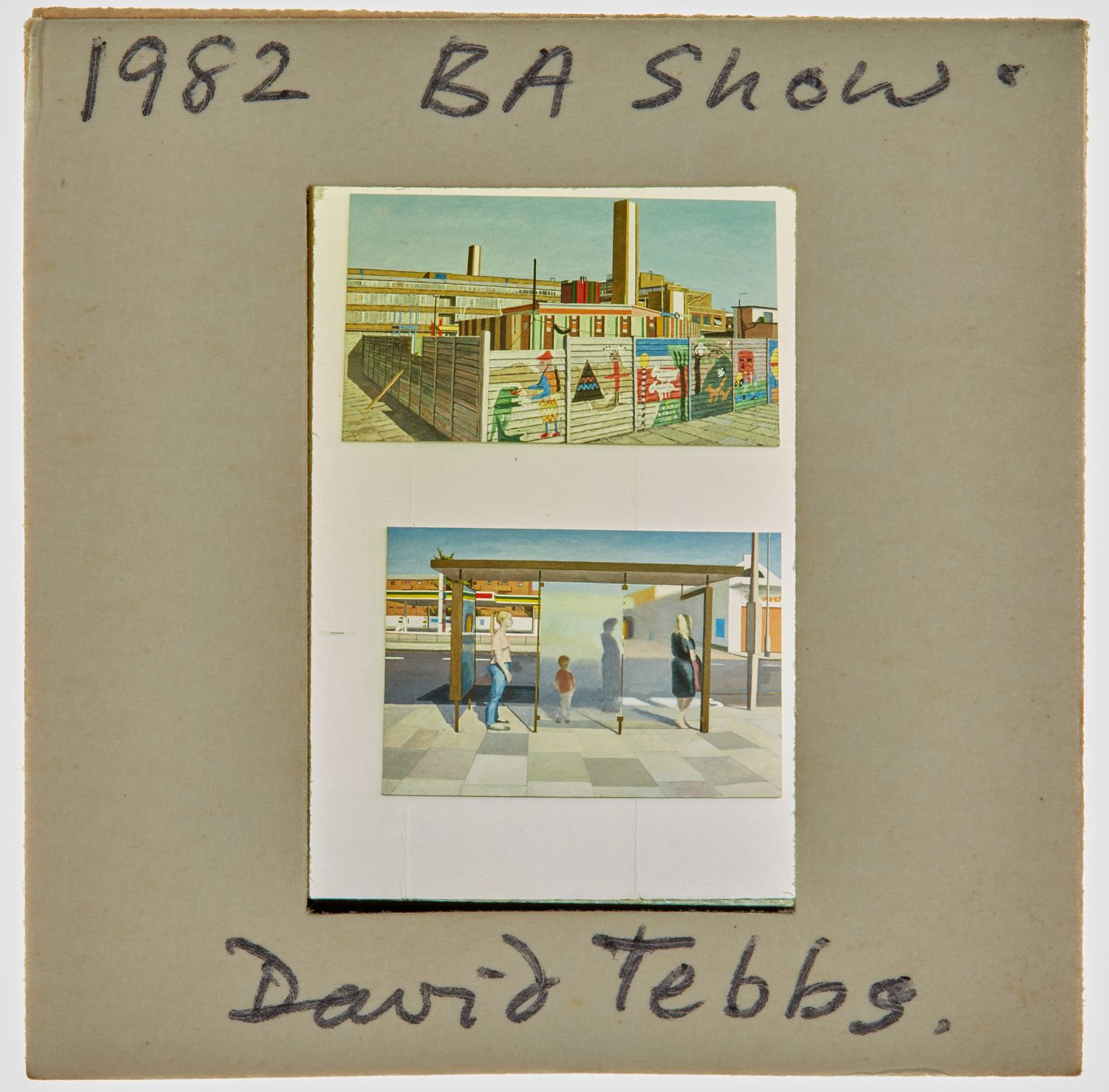 1982 BA Degree Show Slide - 'David Tebbs'