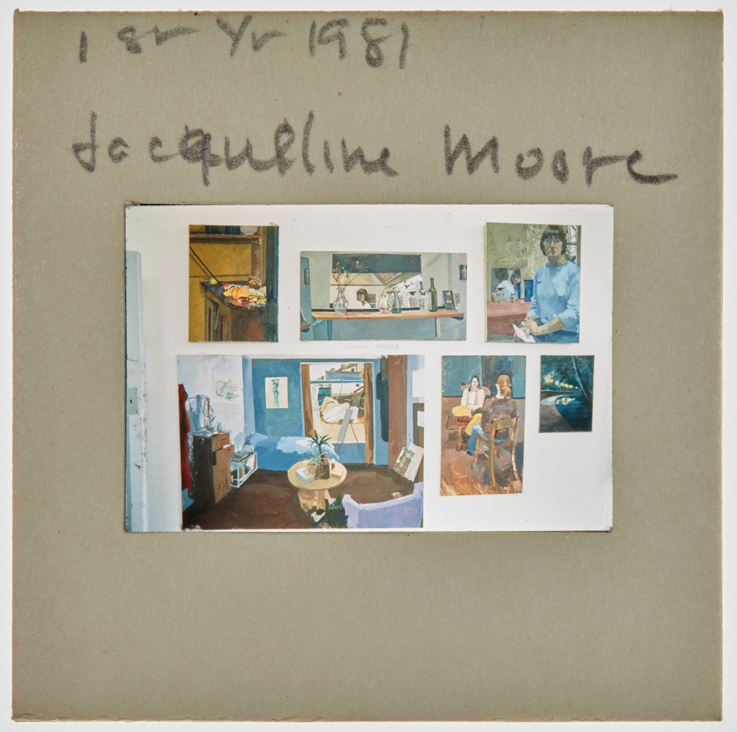 1981 1st Year Degree Show Slide - 'Jacqueline Moore'